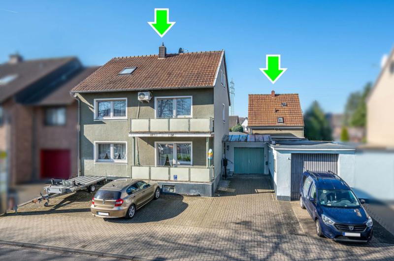 Immobilie in Bergheim - Doppelhaushälfte mit Appartementhaus