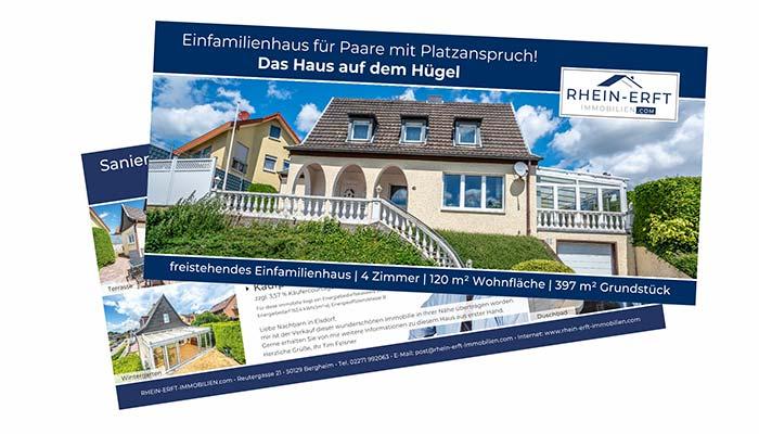 Immobilien Verkauf Flyer