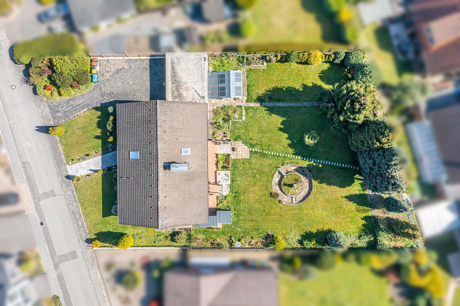 Luftaufnahme der Liegenschaft Immobilie Bedburg