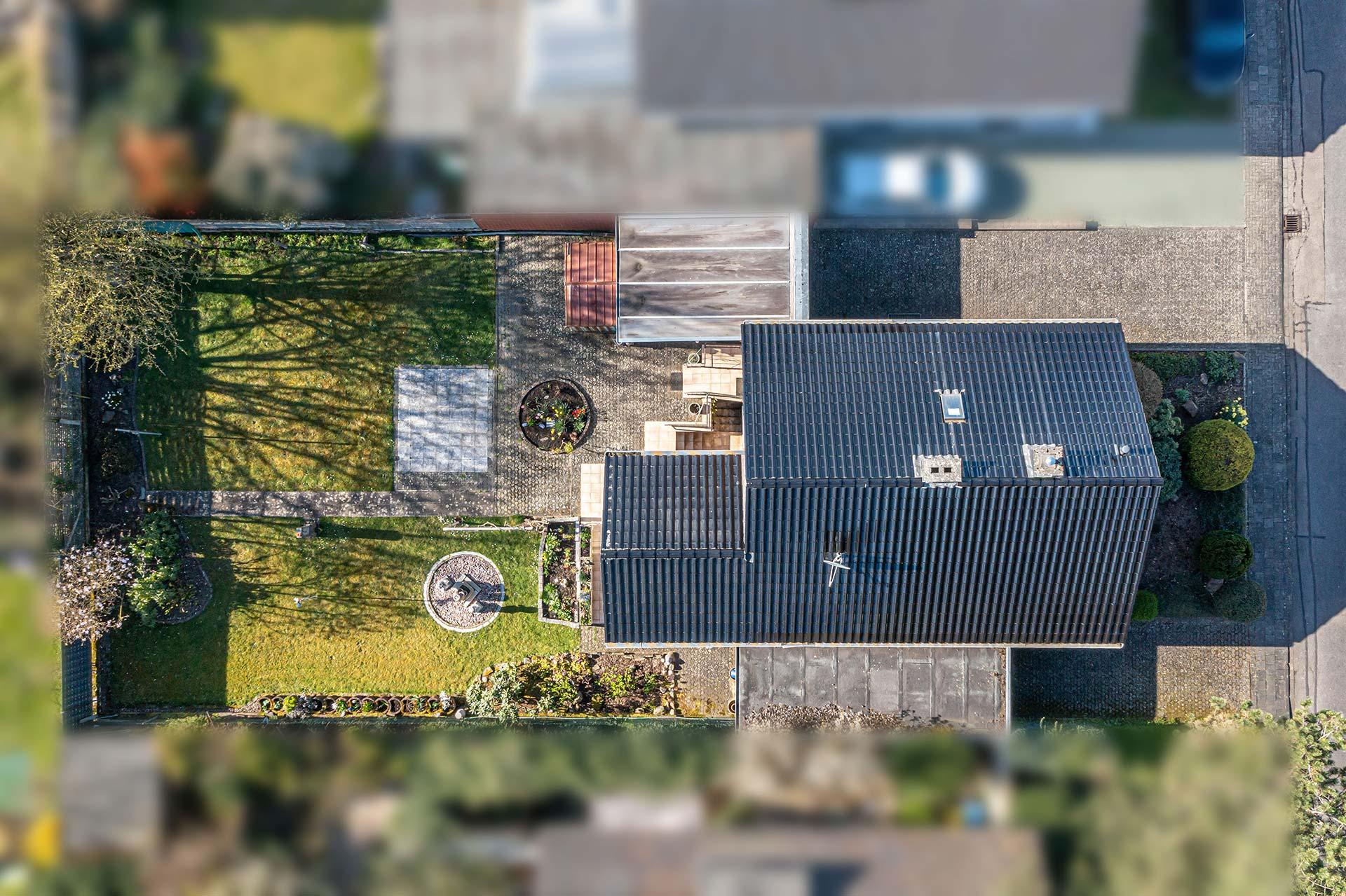 Luftaufnahme der Immobilie  Bungalow Kerpen