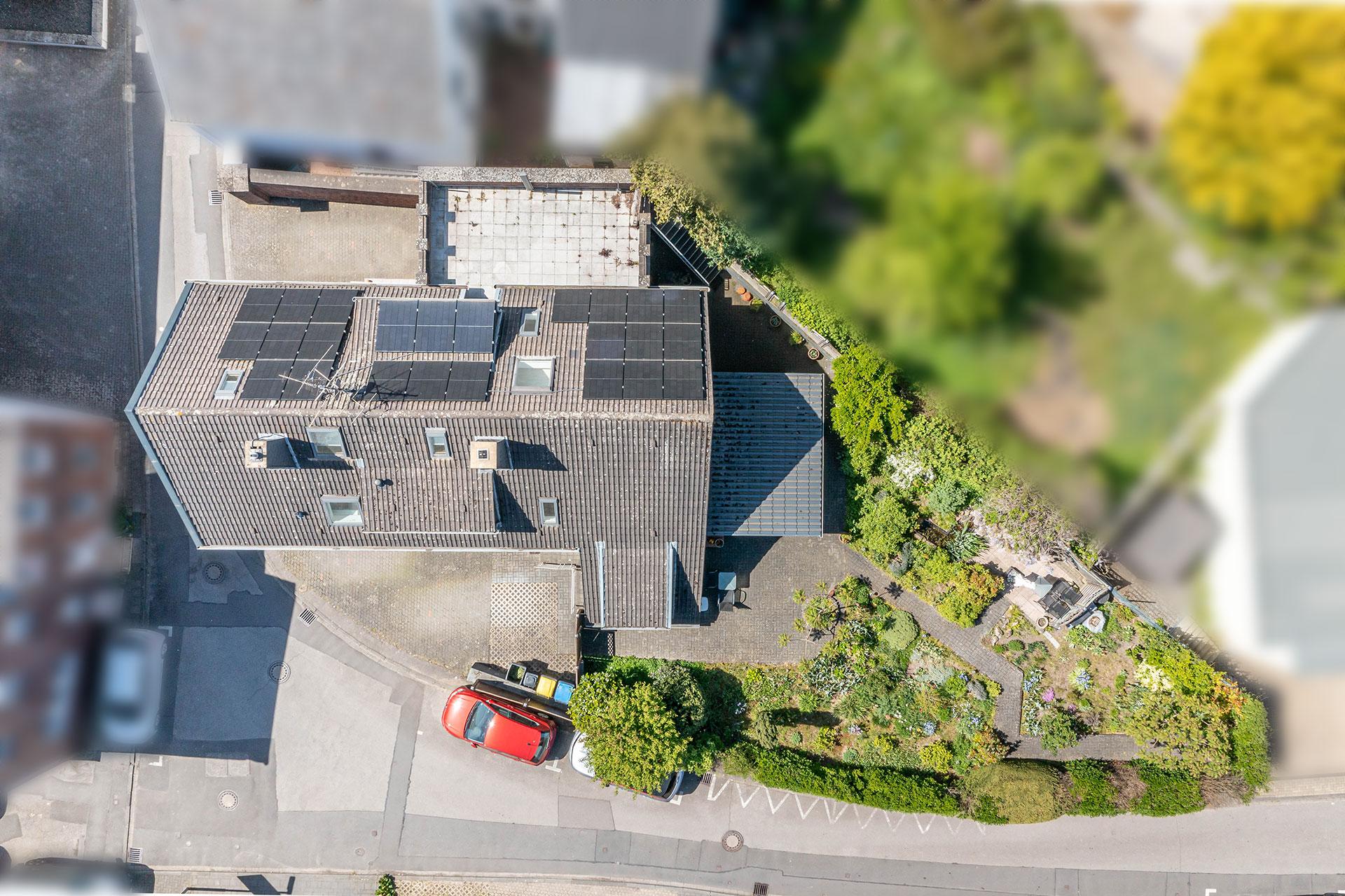 Luftaufnahme der Liegenschaft Immobilie Bedburg