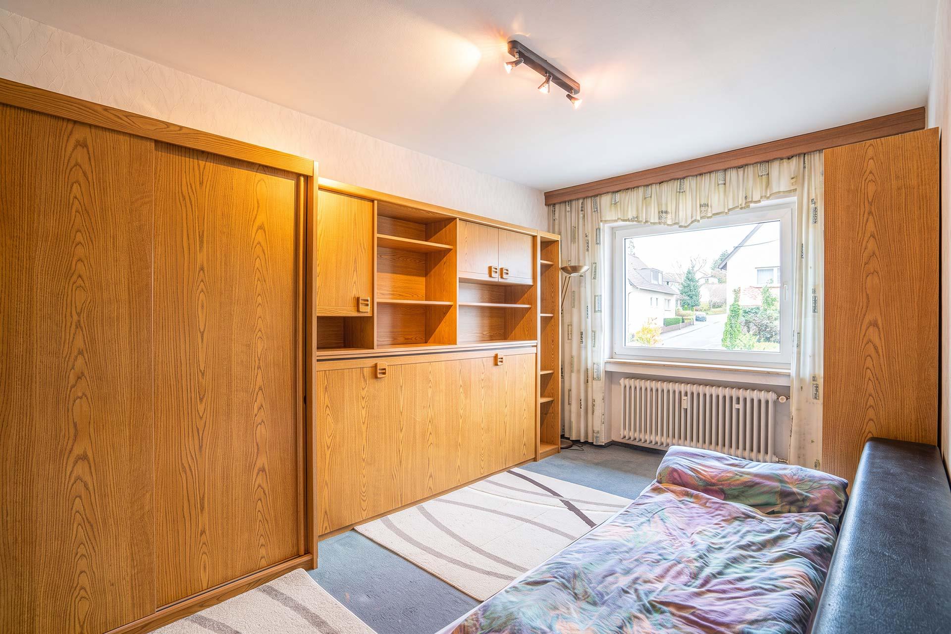 Kinderzimmer 2 ist zur Vorderseite gelegen. Doppelhaushälfte Bergheim