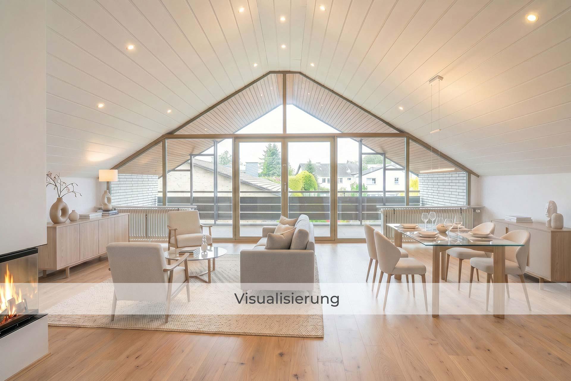 Visualisierung nach einer möglichen Renovierung/Modernisierung. Immobilie Bedburg