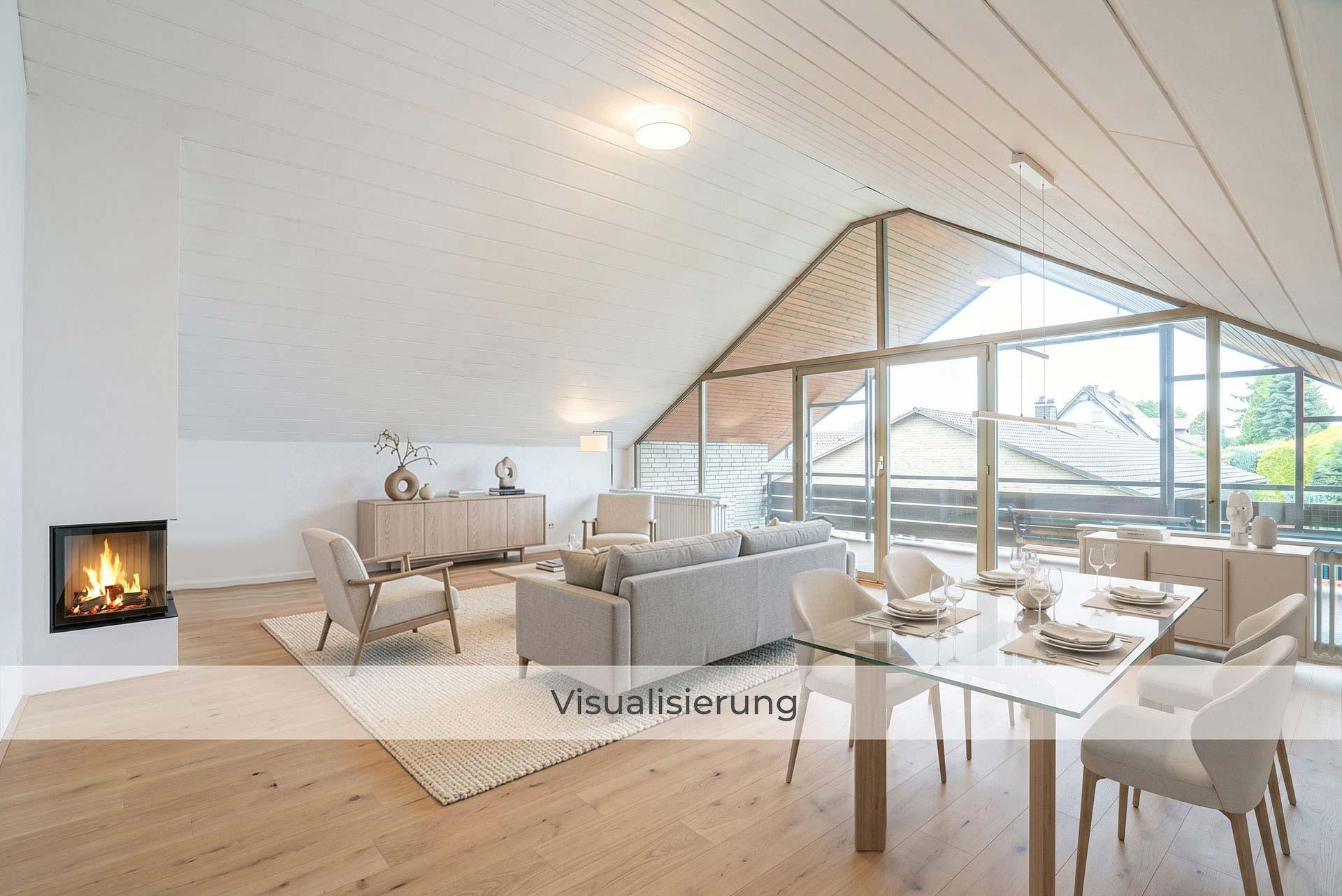 Visualisierung nach einer möglichen Renovierung/Modernisierung. Immobilie Bedburg