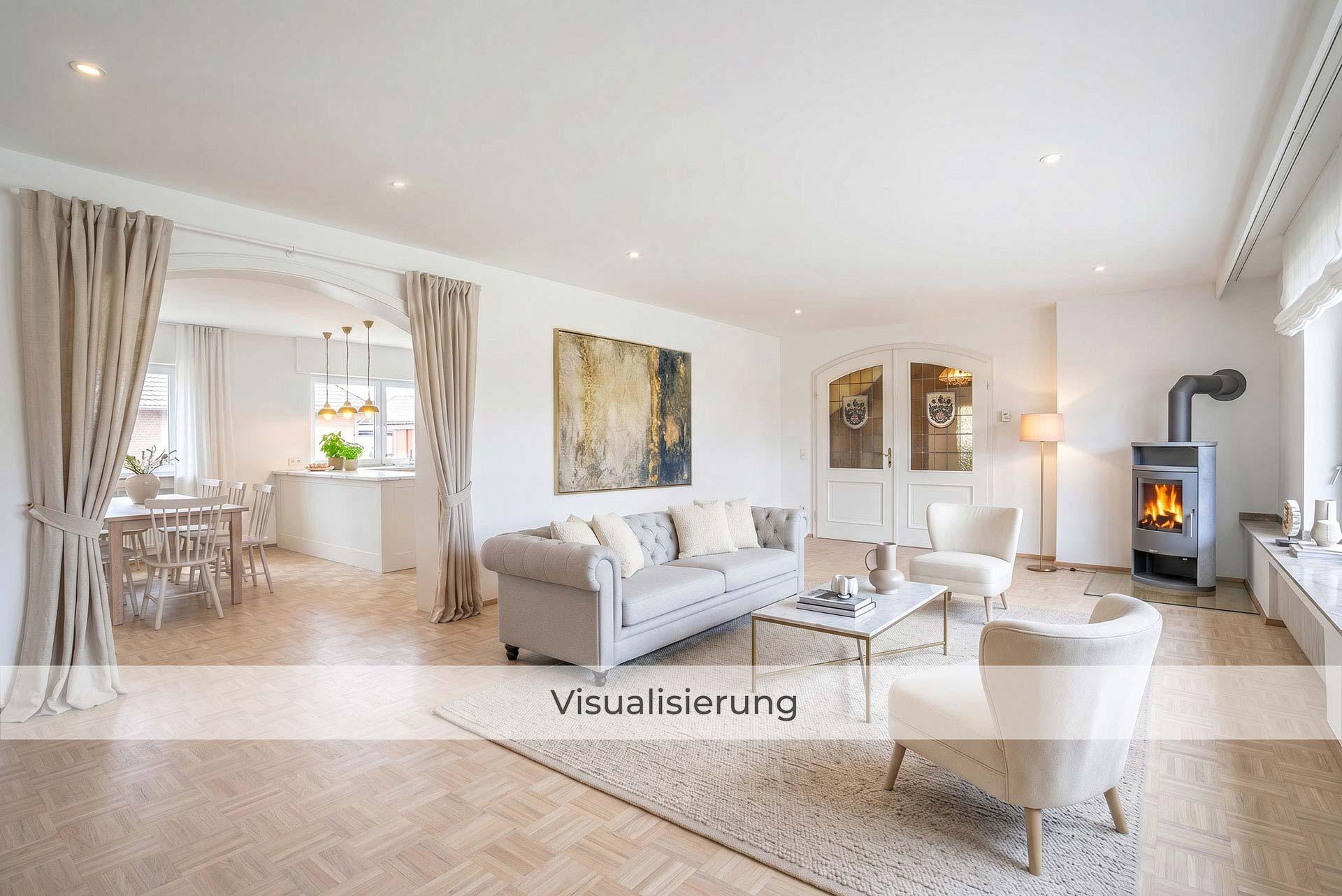 Visualisierung nach einer möglichen Renovierung/Modernisierung. Immobilie Bedburg