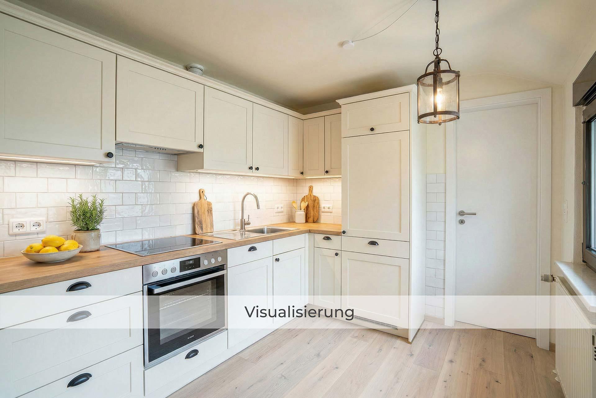 Visualisierung der Küche nach einer möglichen Renovierung/Modernisierung Reihenmittelhaus Kerpen